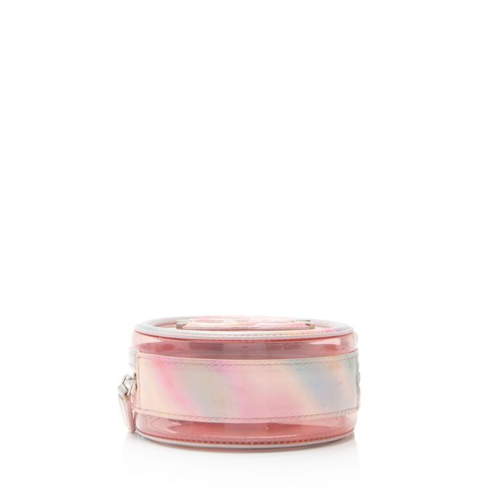 Chanel PVC Rainbow CC Filigree Round Clutch with Chain - Picture 4 of 10